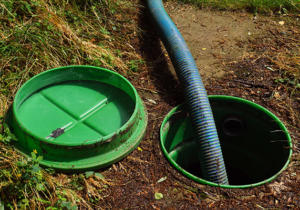 Septic tank having cleaning and desludging in Ballarat.