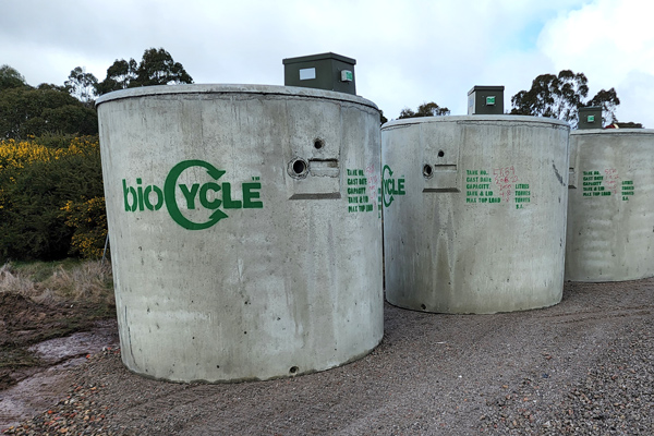 BioCycle concrete wastewater system septic tankis.